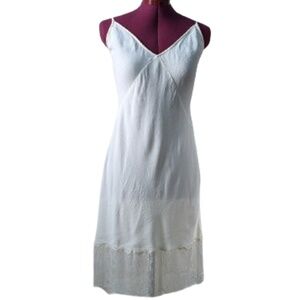 Aritizia Babaton Moulin slip dress, ivory, size M